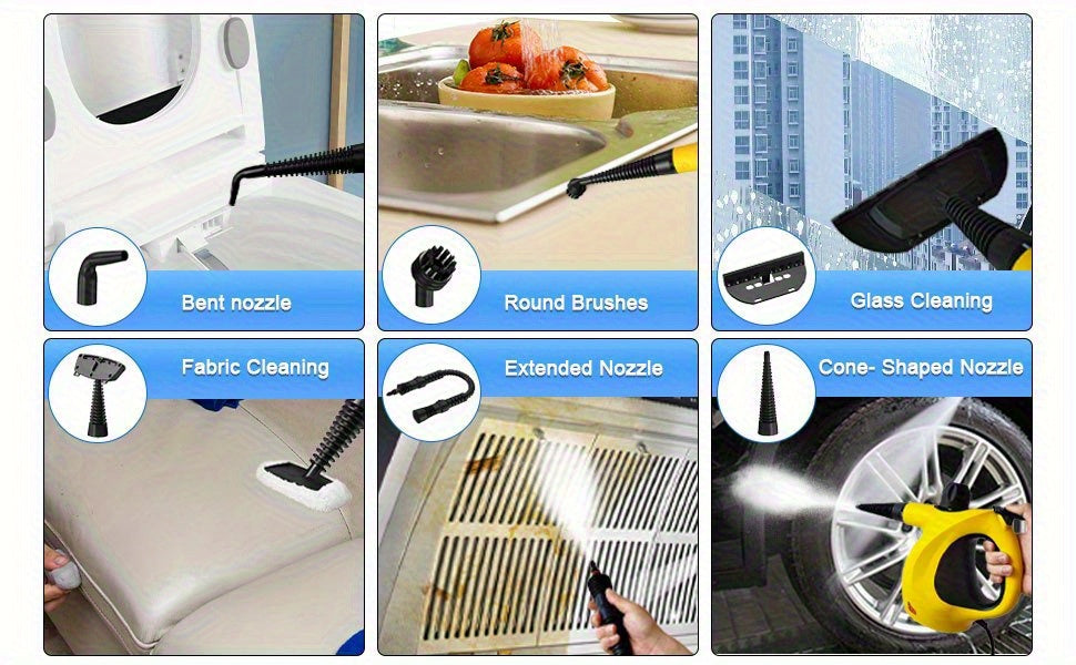 Handheld Steam Cleaner 12-in-1